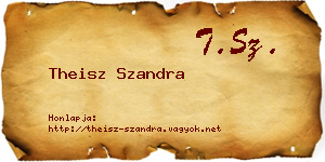 Theisz Szandra névjegykártya